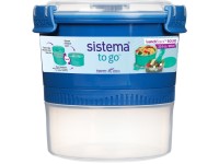 SM.To Go/Dóza, miska a vidlička 965 ml, modrá