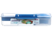 SM.To Go/Krabička 1,48 l, 3 komory, téglik, modrá