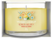 YANKEE CANDLE VOTIVNÍ SVÍČKA PLNĚNÁ VE SKLE LEMON GELATO