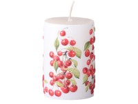 Vonná svíčka válec rustik s vůní Black Cherry 50x80 mm