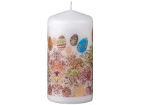 Valec 60x120mm Vajíčka a vetvičky akvarel, sviečka