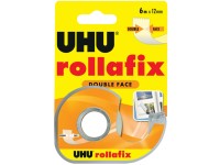 UHU ragasztószalag Rollafix Double-Face Dispenser Blister 6 m x 12 mm