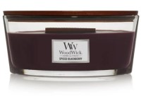 WoodWick Spiced Blackberry svíčka loď - mírná vizuální vada