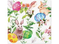 Ubrousky 20ks Boho Easter 33x33 cm