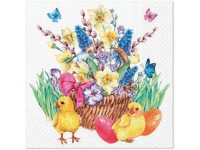 Ubrousky 20ks Easter bouquet 33x33 cm