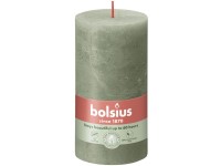 Bolsius Rustic Shine Valec 68x130mm Fresh Olive, zelená sviečka