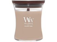 WoodWick Patchouli Créme Gyertya közepes