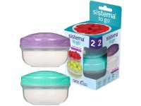 Sistema TO GO 2 darabos 210 ml-es tégely szett