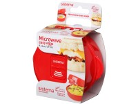Sistema Mikrohullámú Tojásfőző 271 ml, piros