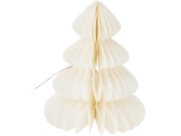 LED dióda papír fa 245x245x280 mm állványon időzítővel, fehér