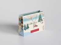 Taška Yankee candle 320x120x290mm zimní radovánky, barevná