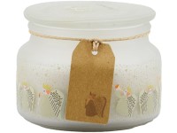 Emocio Üveg 100x79 mm üvegtetővel Golden Angels illatgyertya