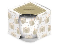 Emocio Üveg Decor 70x62 mm Golden Angels, illatgyertya