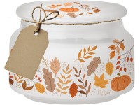 Emocio Sklo 100x79 mm so skleneným viečkom Autumn leaves vonná sviečka