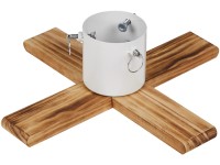 Stojan na živý stromek dřevěný 480x145x480 mm