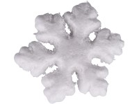 Závěs 6ks vločky, bílé