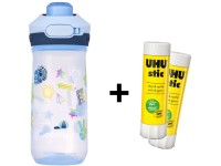 Contigo Detská fľaša Jessie 420 ml, Periwinkle School + lepidla UHU 8,2g a 21g ZADARMO