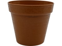 Kvetináč Loft 120x110 mm svetlohnedá