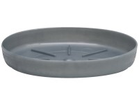 Miska pod kvetináč Loft 110x16 mm strieborná