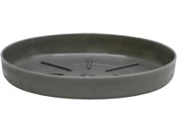 Miska pod kvetináč Loft 110x16 mm sivá