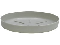 Miska pod kvetináč Loft 110x16 mm svetlosivá