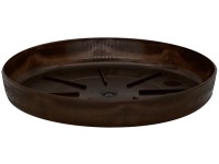 Miska pod kvetináč Loft 110x16 mm hnedá