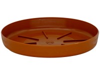 Miska pod kvetináč Loft 110x16 mm svetlohnedá