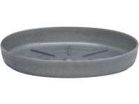 Miska pod kvetináč Loft 140x22 mm strieborná