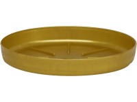 Miska pod kvetináč Loft 140x22 mm zlatá