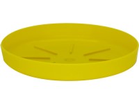 Miska pod kvetináč Loft 220x28 mm žltá