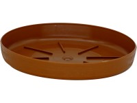 Miska pod kvetináč Loft 220x28 mm svetlohnedá