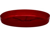Miska pod kvetináč Loft 220x28 mm červená transparentná