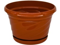 Kvetináč s miskou Malaga 150x105 mm terakota
