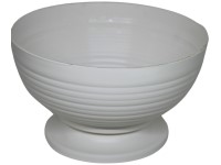Kvetináč na podstavci 220x130 mm biela