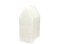 Svíčka domek 58x110mm, bílá