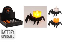 LED pavouk s čajovou svíčkou