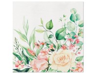 Obrúsky Airlaid 12ks Floral moments 40x40 cm