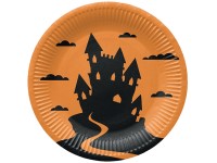 Párty tanieriky Halloween 23 cm – 8 ks