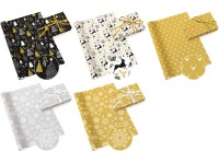 Baliaci papier Neutral Nordic Christmas 70g 200x70 cm mix