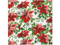 Szalvéta Airlaid 12db Glory Poinsettia 40x40 cm