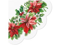 Szalvéta 12db Glory Poinsettia 32cm