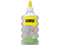 UHU Glitter Glue Silver Maxi 185 g / 177 ml