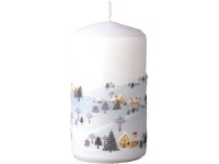 Ellipszis 60x110 mm Winter Wonderland, gyertya