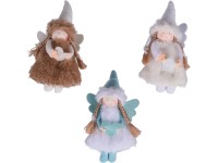 Anděl závěs plyšový 160 mm mix barev