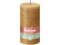 Bolsius Rustic Shine Válec 68x130mm Spice Brown, hnědá svíčka