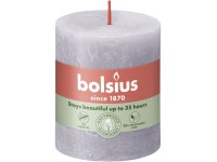 Bolsius Rustic Shine Válec 68×80 mm – Frosted Lavender (fialová)