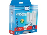 Těsnění oken a dveří EPDM - E-profil, bílá 25 m