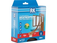 Tesnenie okien a dverí EPDM - E-profil, hnedá 25 m