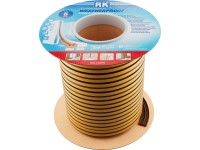 Tesnenie okien a dverí EPDM - E-profil, hnedá 100 m