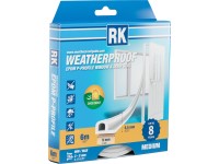 Tesnenie okien a dverí EPDM - P-profil, biela 6 m